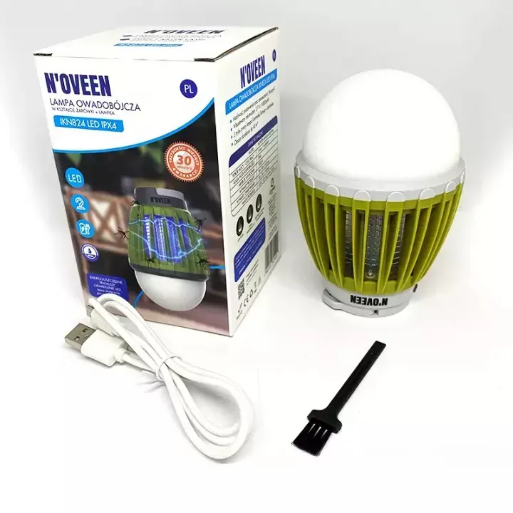 Світлодіодна акумуляторна лампа від комарів Noveen IKN824 LED ІРХ4