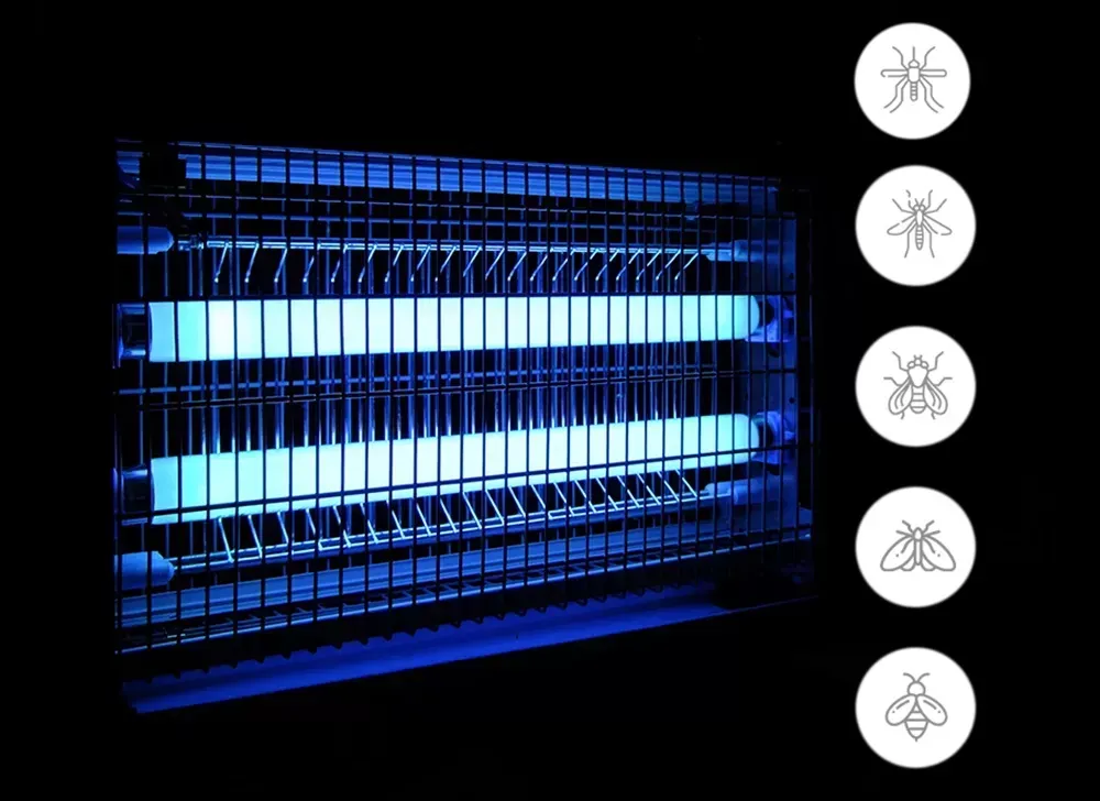 Знищувач комах до 100 м2. Електрична пастка Maltec 30W