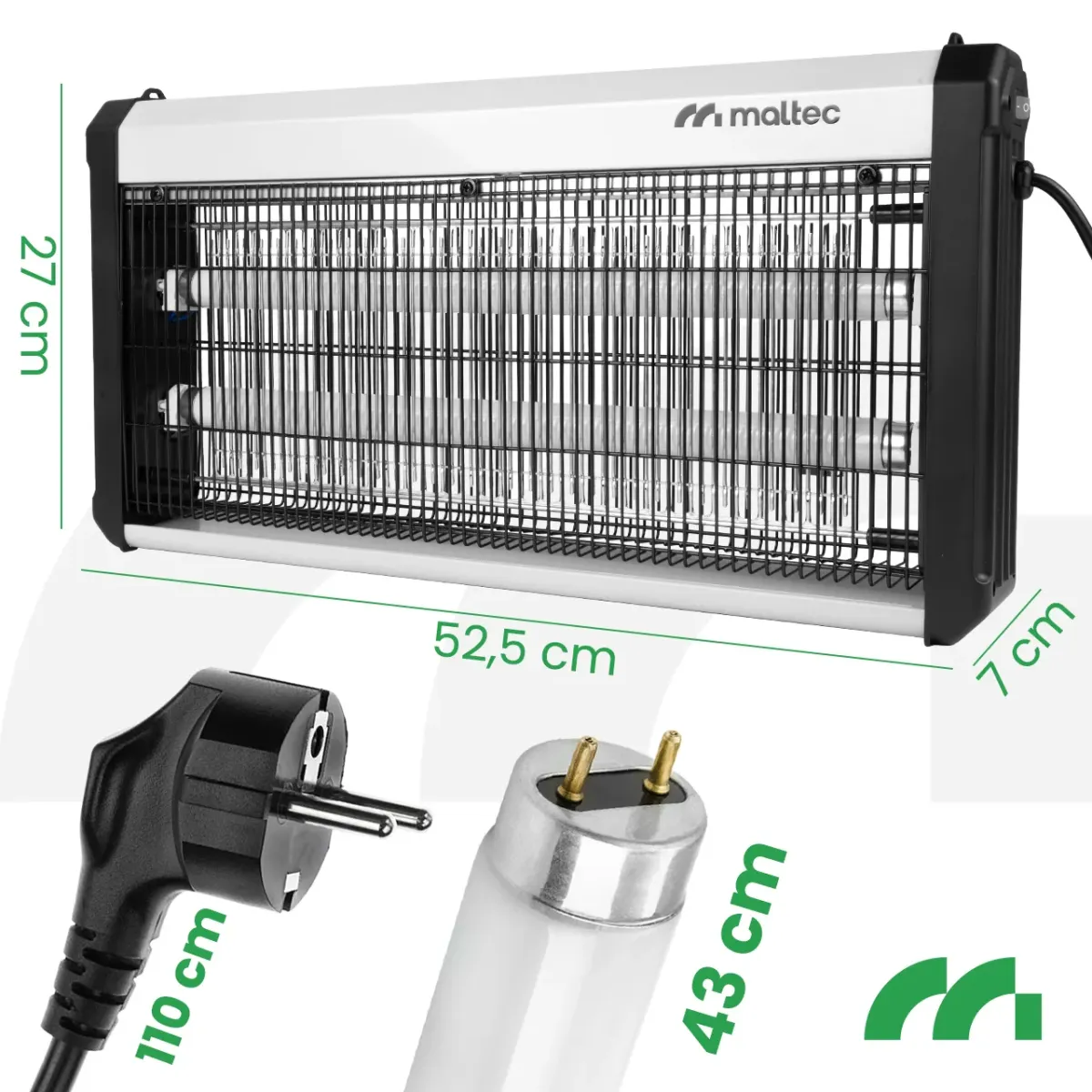 Мухоловка електрична до 100 м2 Maltec MasterKiller 30W