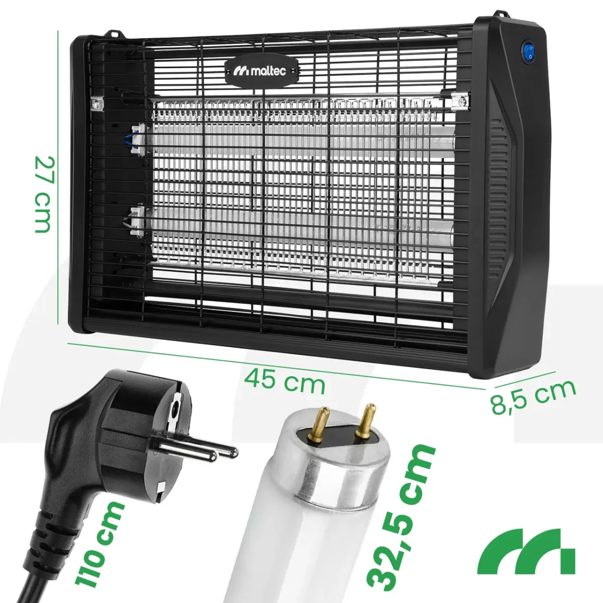Мухоловка електрична до 60 м2 Maltec MasterKiller 20W