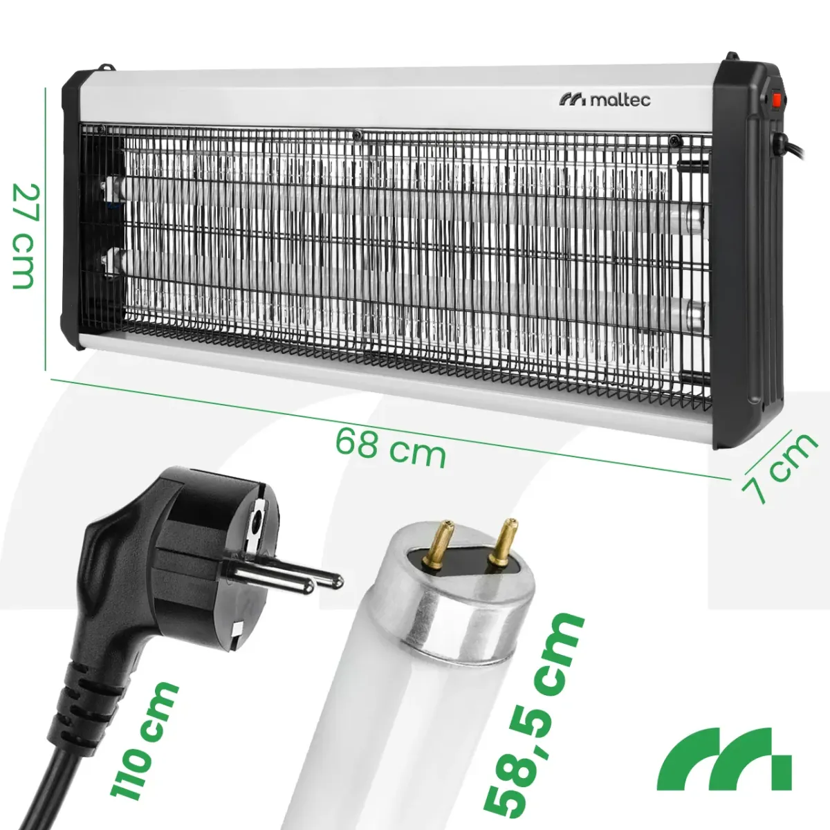 Мухоловка електрична до 130 м2 Maltec MasterKiller 40W