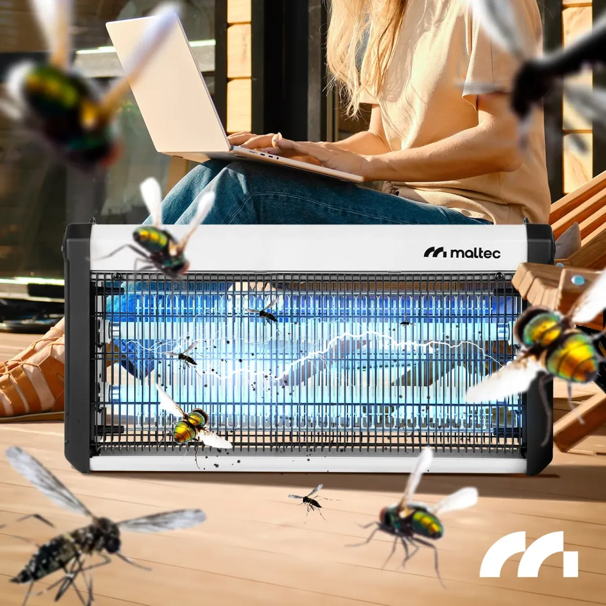 Мухоловка електрична до 100 м2 Maltec MasterKiller 30W
