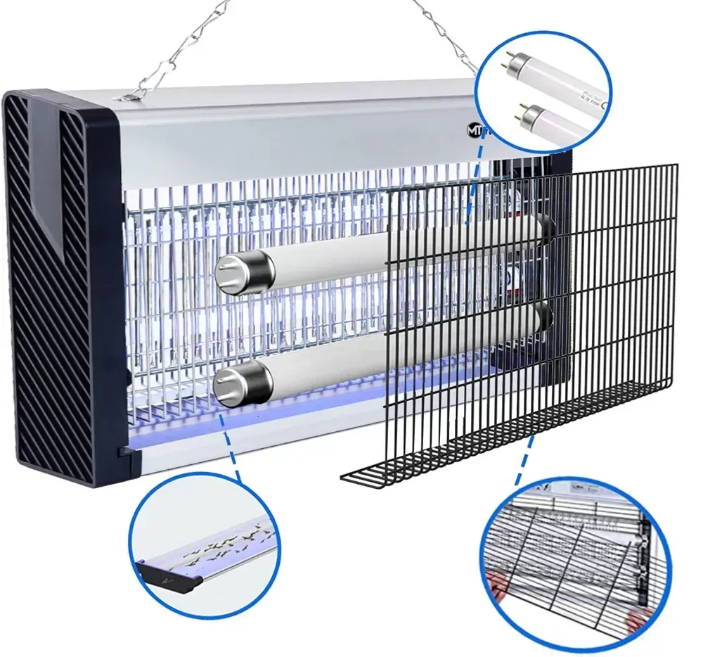 Знищувач комах до 100 м2. Електрична пастка Maltec 30W
