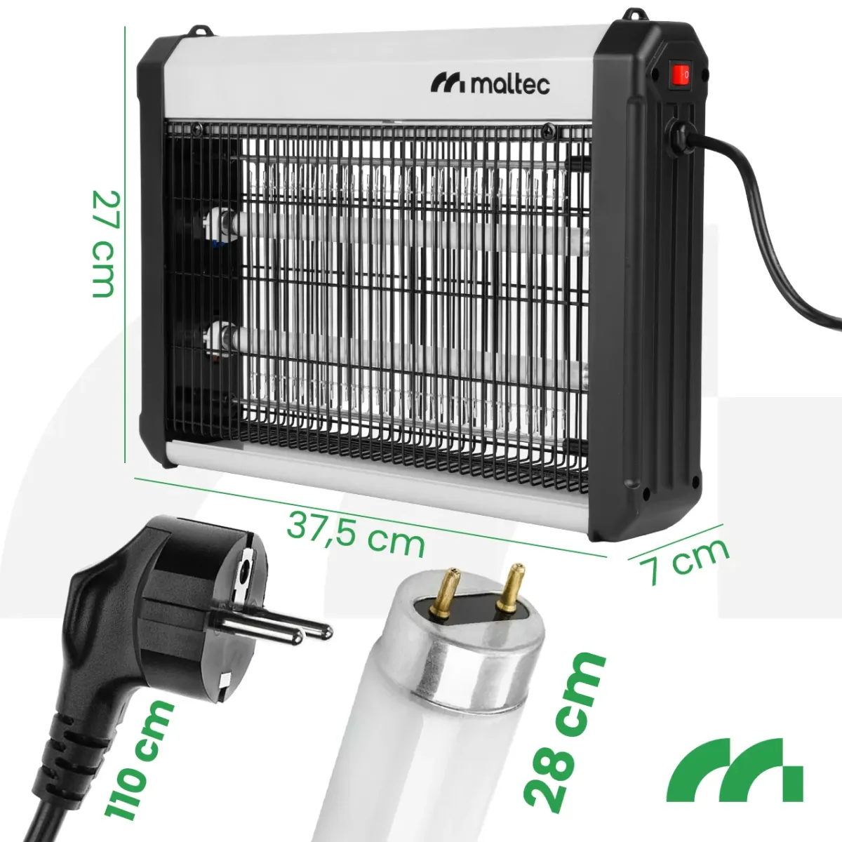 Мухоловка електрична до 50 м2 Maltec MasterKiller 16W
