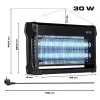 Знищувач пастка для комах до 120 м2 VAYOX IKL-30W