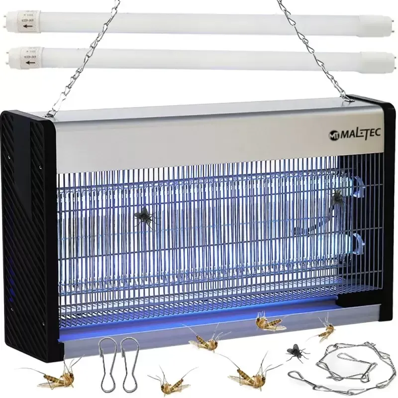 Знищувач комах до 120 м2 електрична мухобійка Maltec 40W