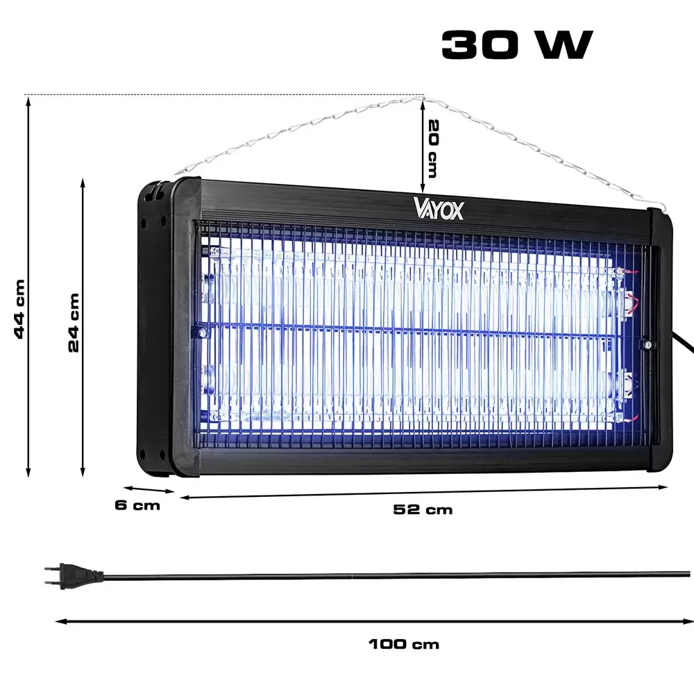 Знищувач - пастка для комах до 80 м2 VAYOX IKV-30W